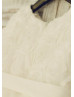 Short Sleeves Ivory Rosette Tulle Flower Girl Dress